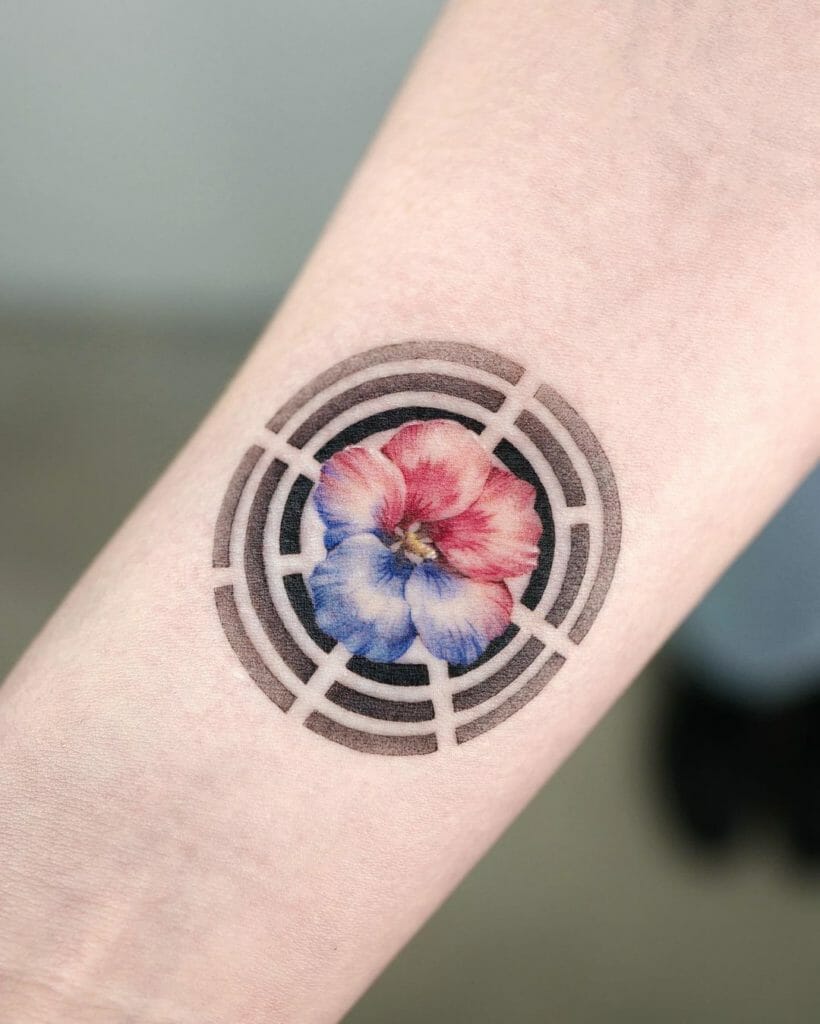 Korean Flower Tattoo