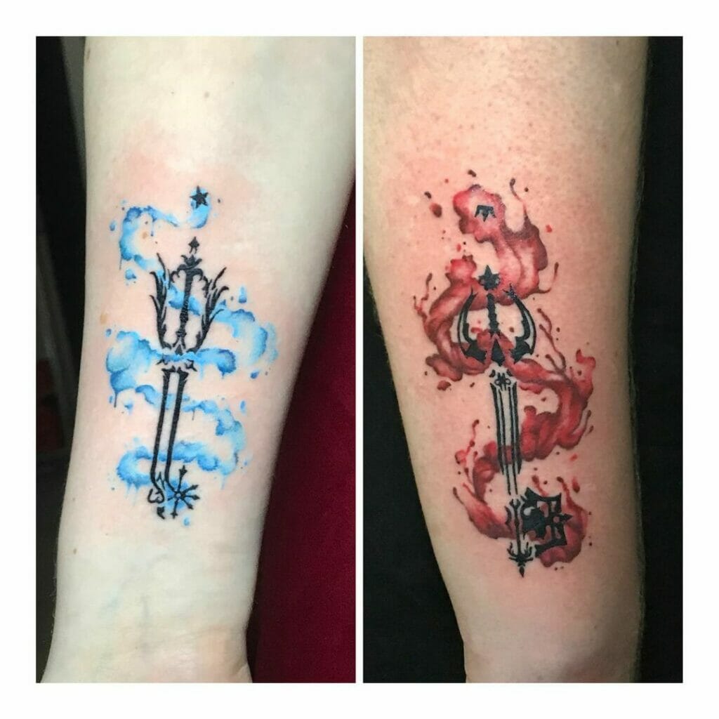 Oblivion Keyblade Tattoos