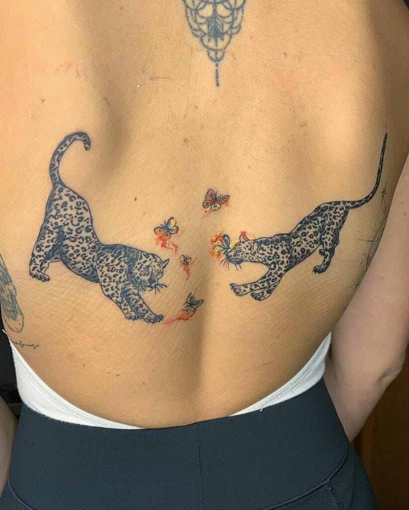 Pair of Jaguars Tattoo