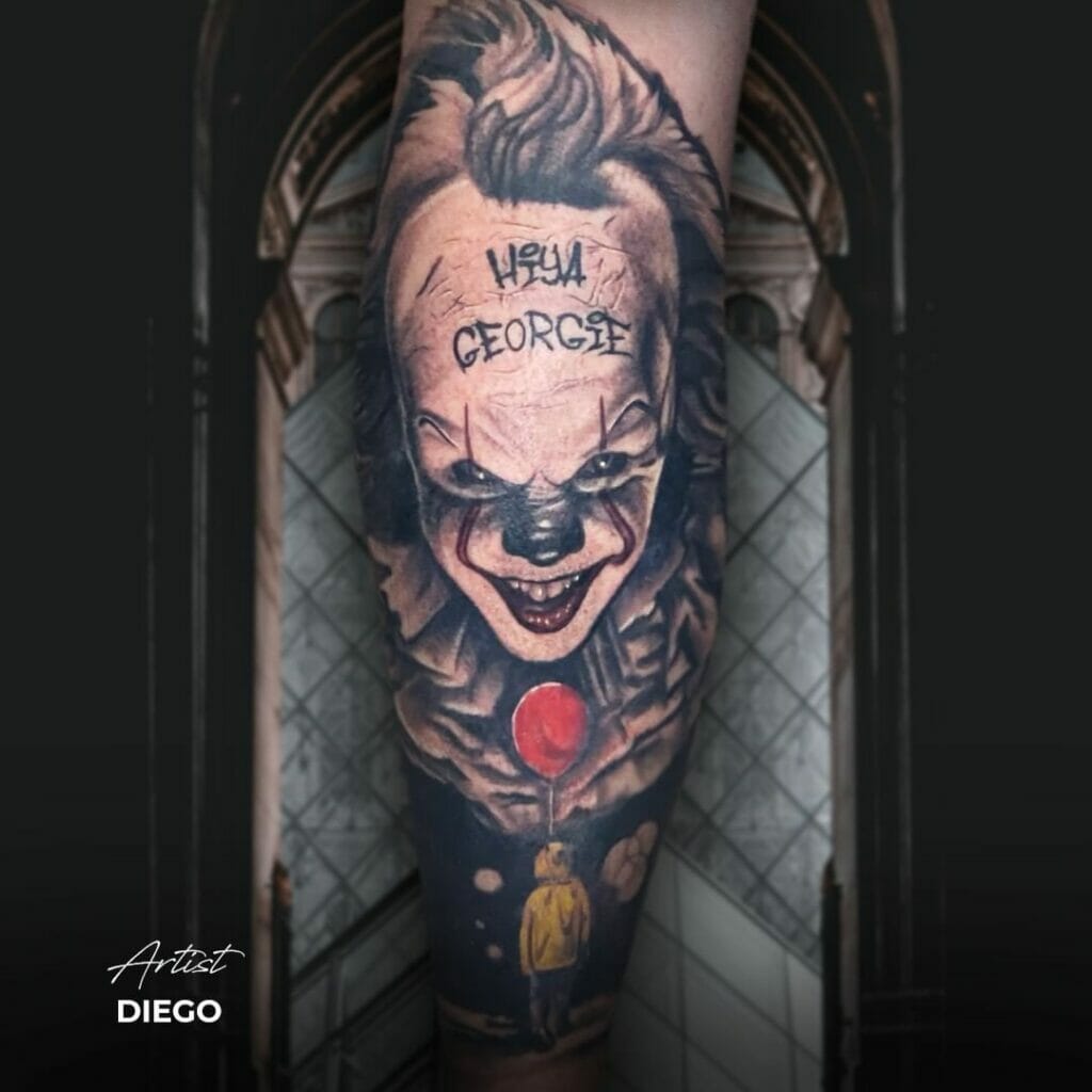 Pennywise And Georgie Tattoo