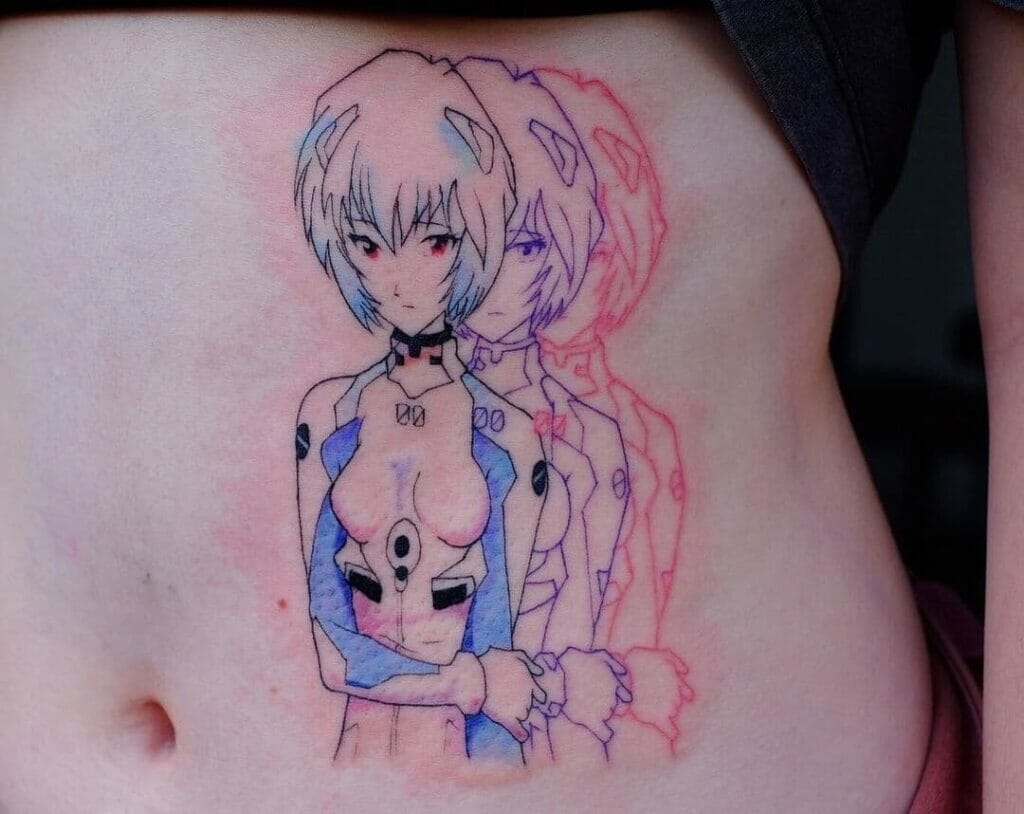 Rei Ayanami Evangelion Tattoo