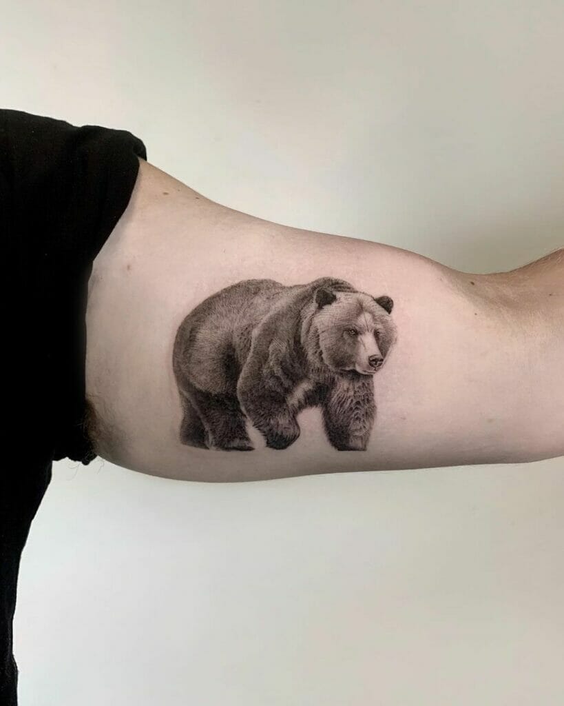 Small Bear Tattoos