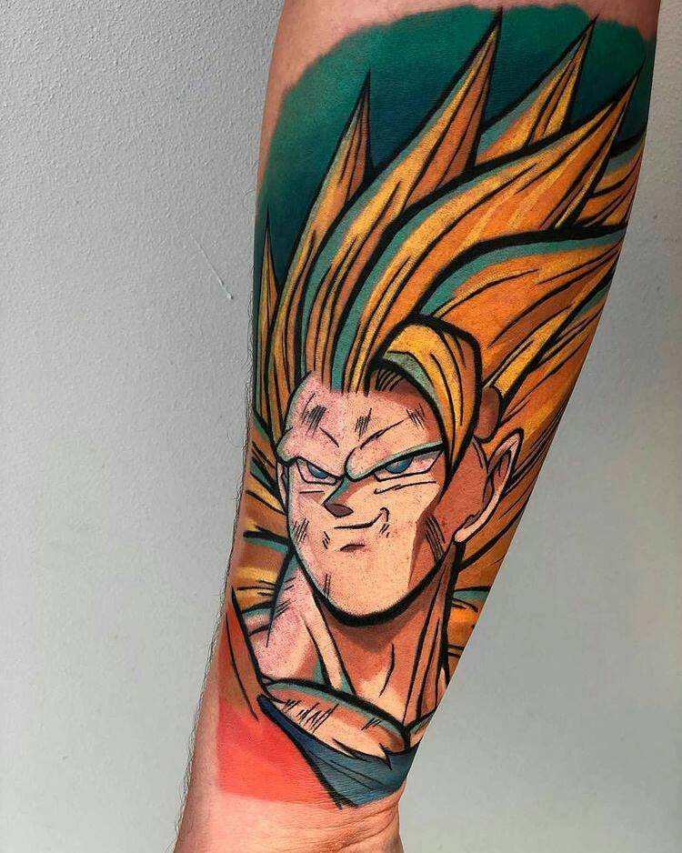 Stunning Sleeve Length Goku Tattoo