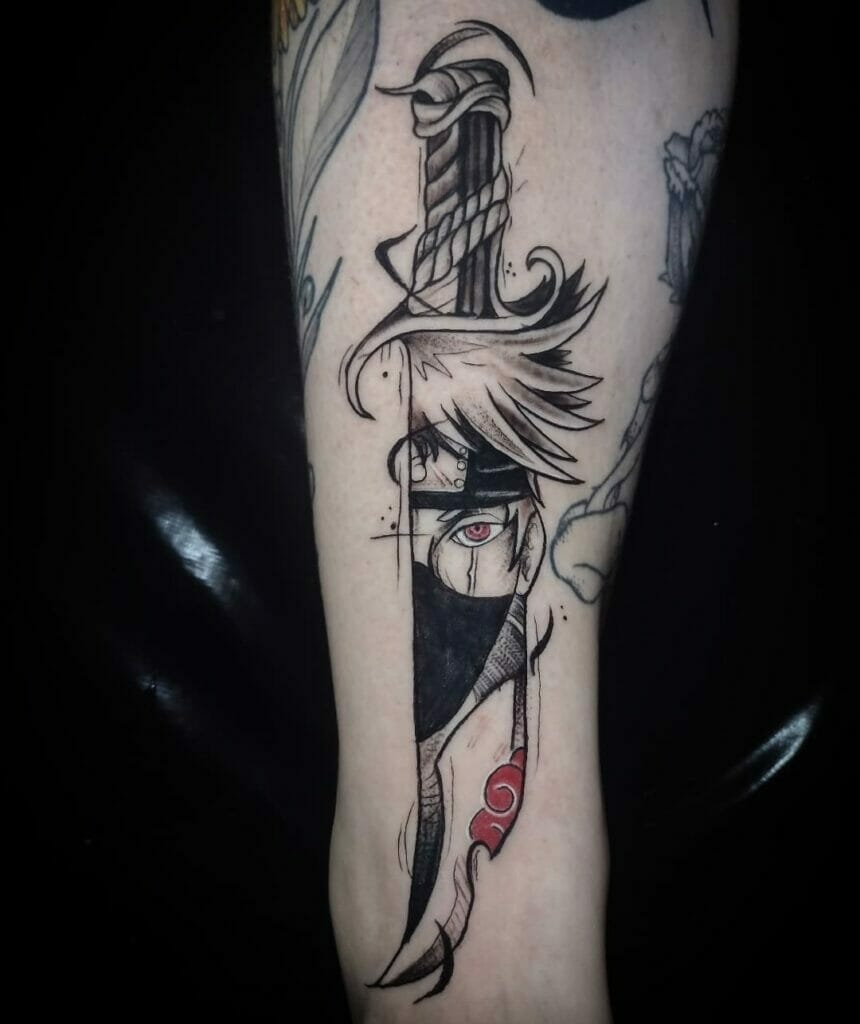 The Beautiful Kakashi X Broken Sword Tattoo