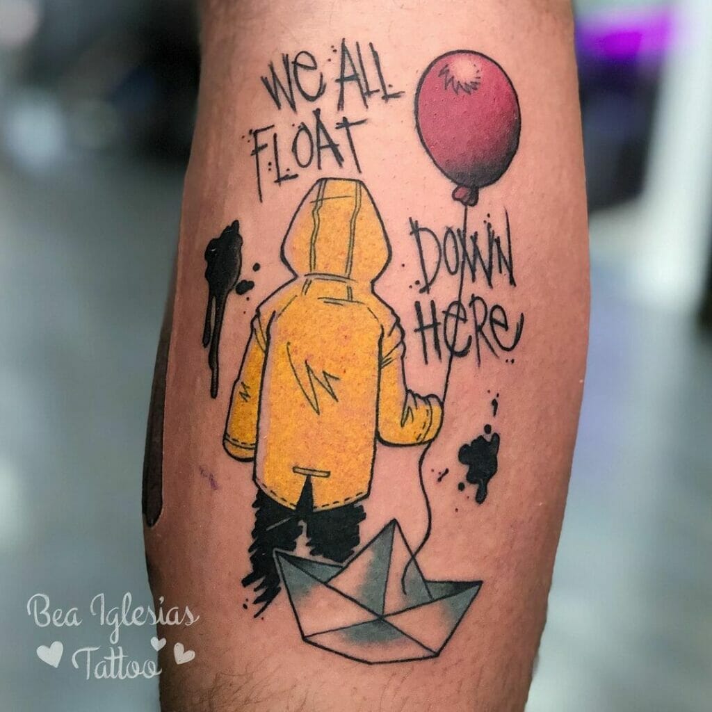 The Float Quote It Tattoo