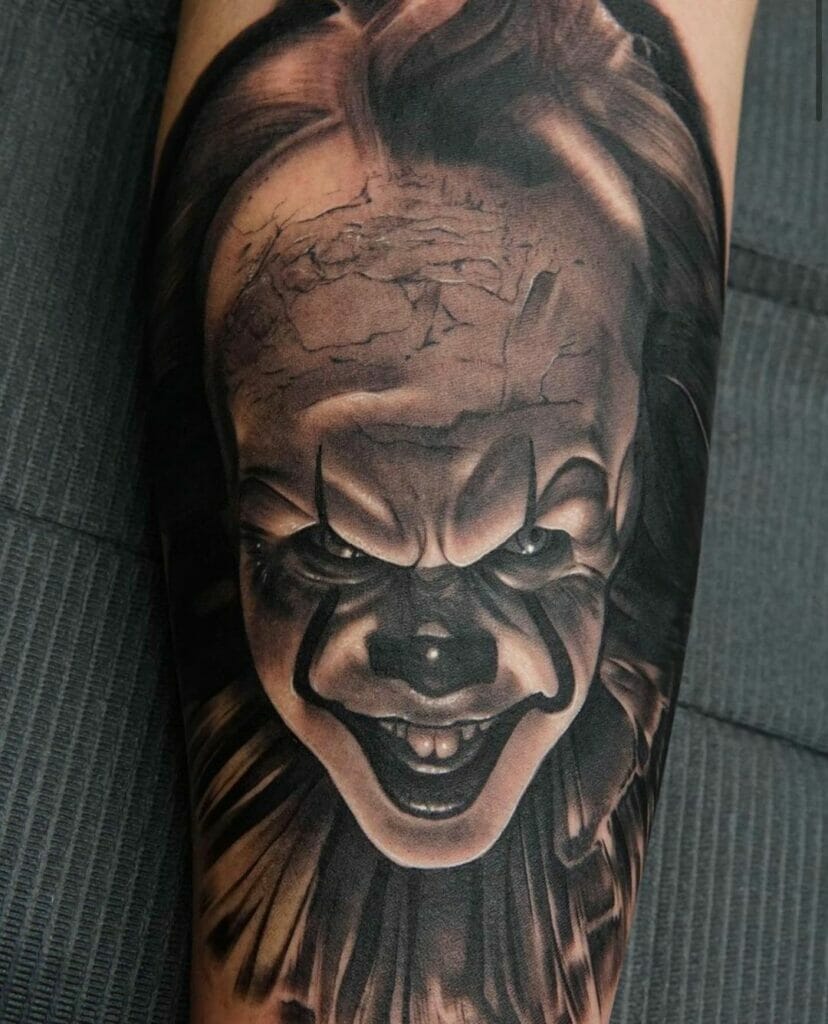 The Signature-Grin Pennywise Tattoo