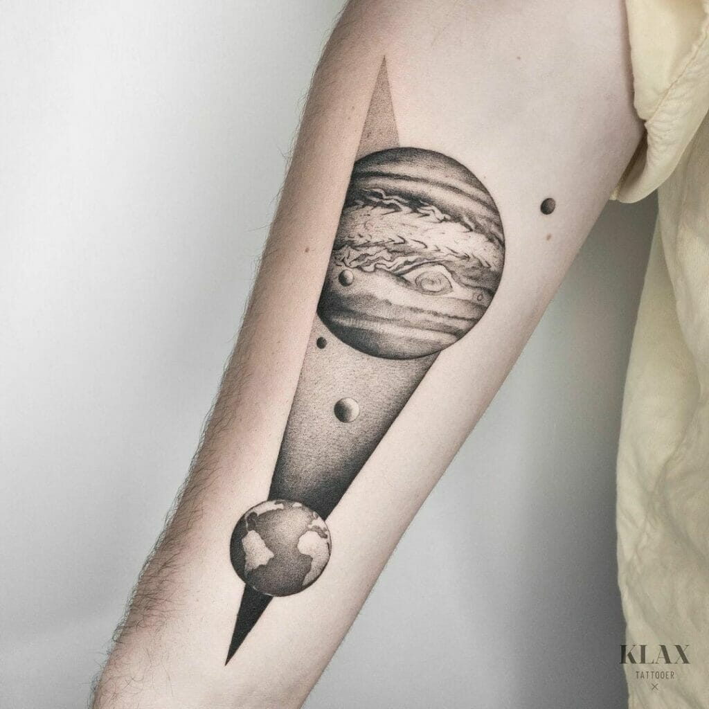 Unconventional Jupiter Tattoo Designs