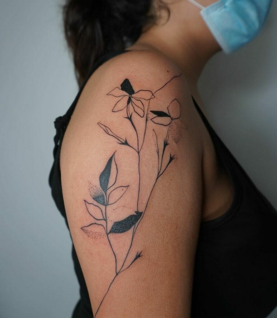 Unique Styles Of Jasmine Flower Tattoo