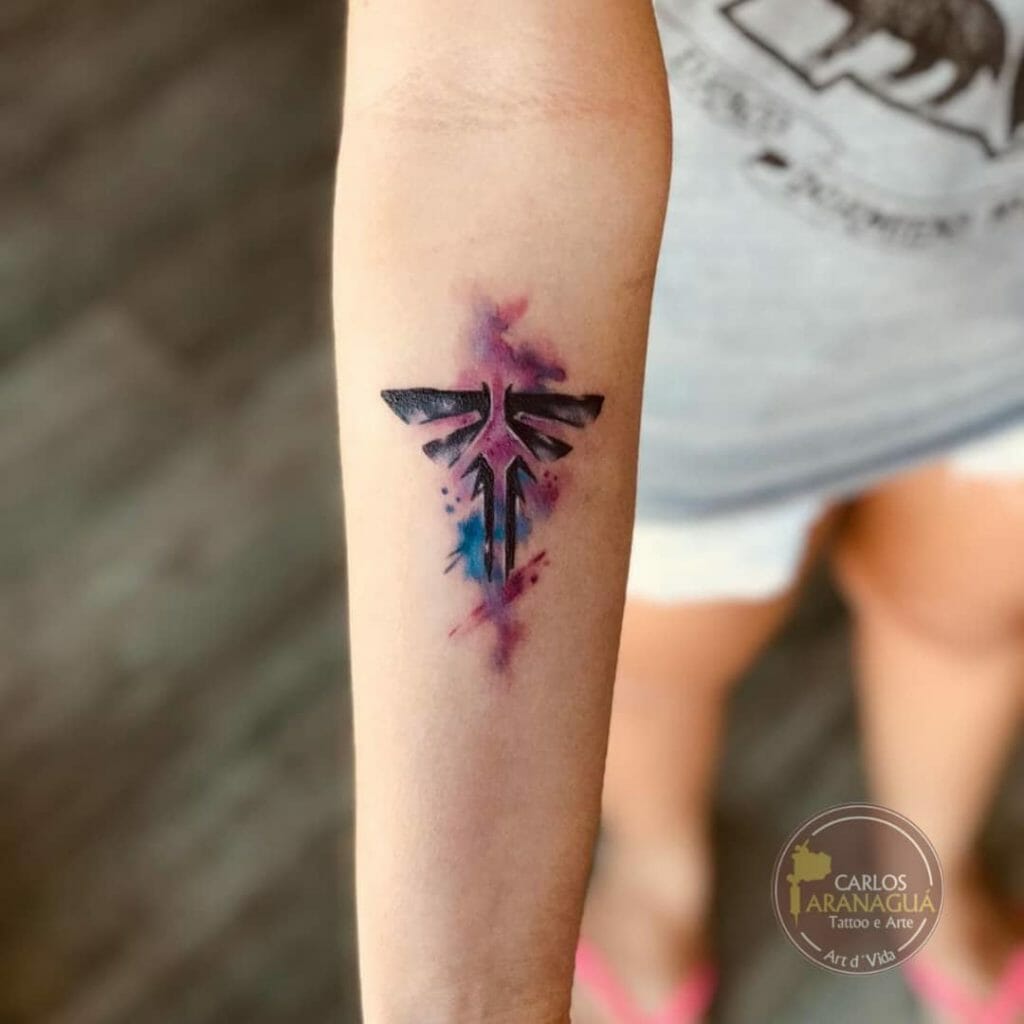Watercolour Firefly Tattoos For The Blissful Ones