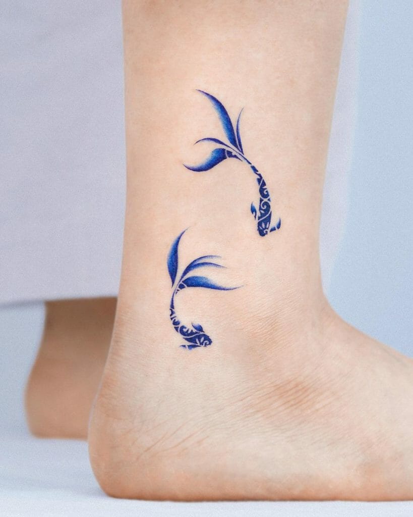 Yin-Yang Goldfish Tattoo