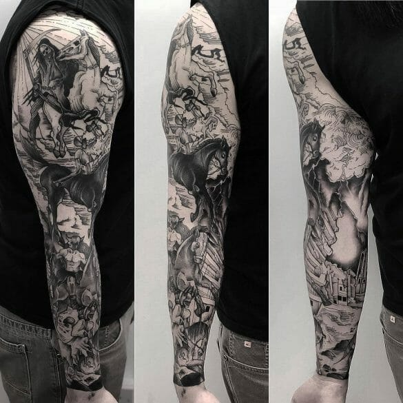 101 best 4 horsemen of the apocalypse tattoo ideas that will blow your ...