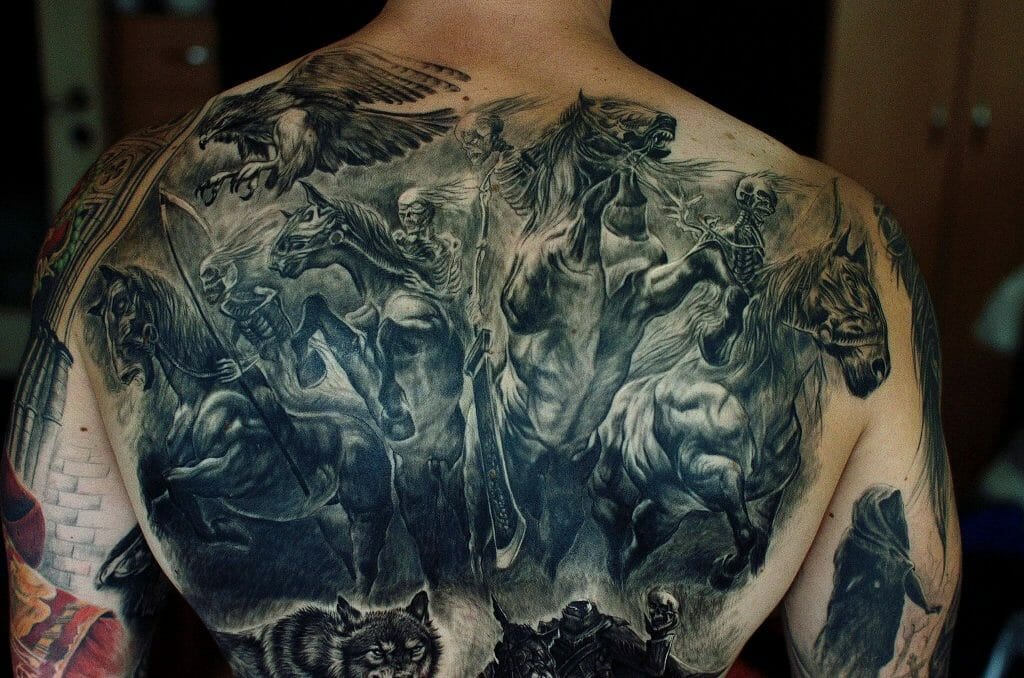 4 horsemen of the apocalypse tattoo