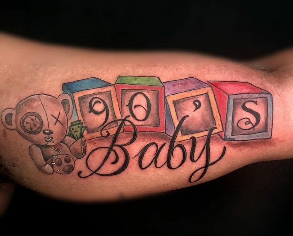 90s Baby Tattoo