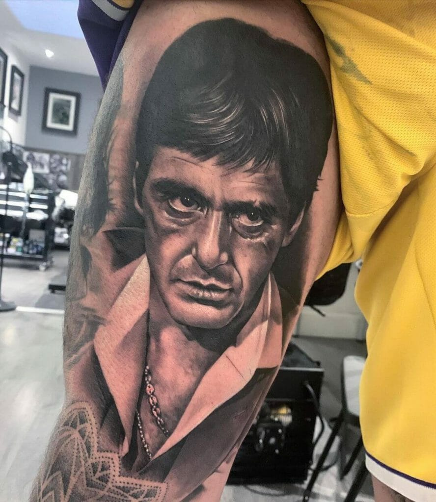 Al Pacino Tattoo Ideas From The Movie 'Scarface'
