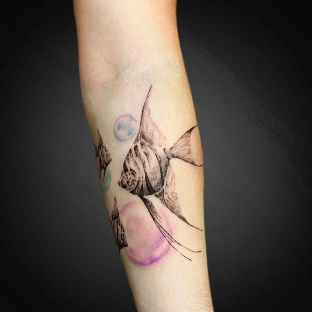 Angel Fish Group Tattoo