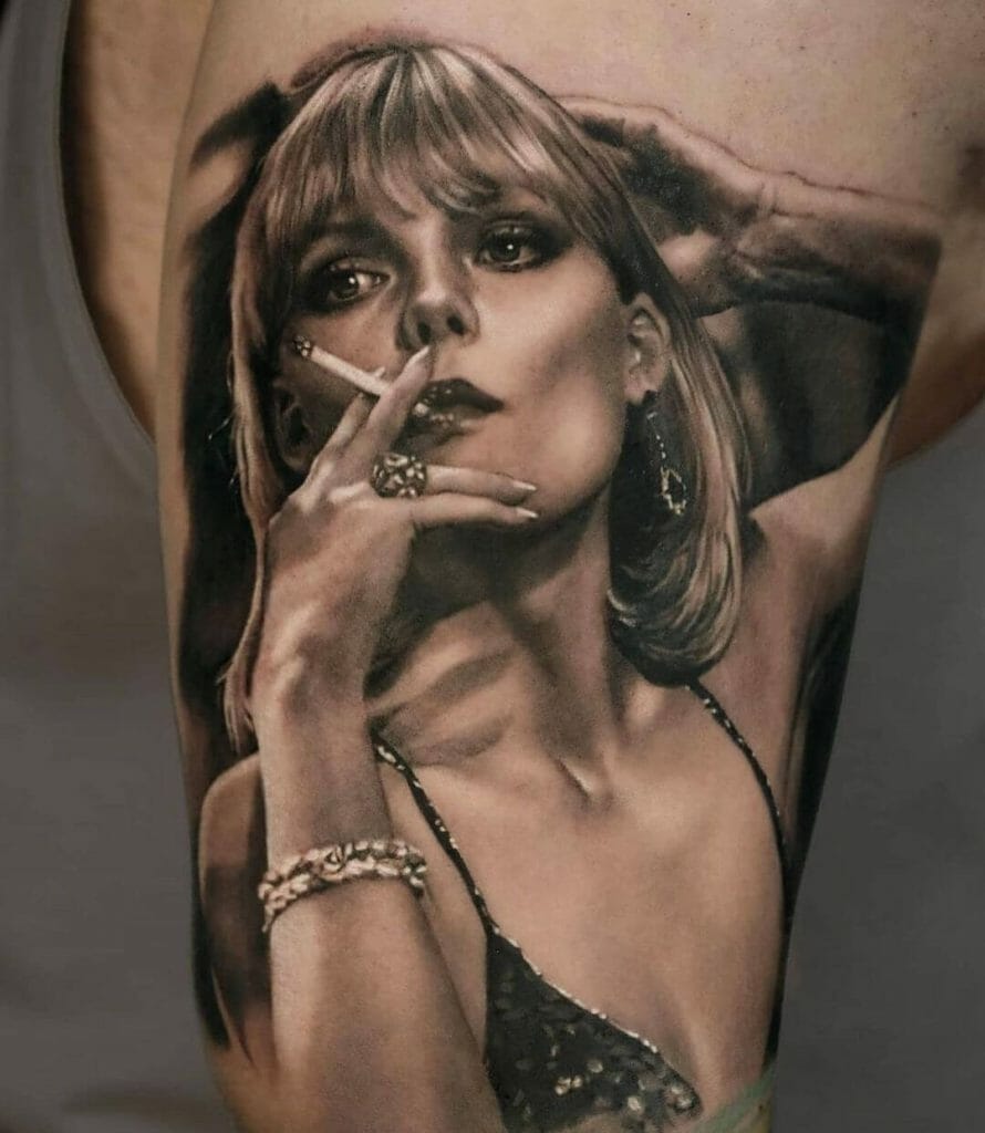 Awesome Elvira Hancock Tattoo From 'Scarfce' (1)