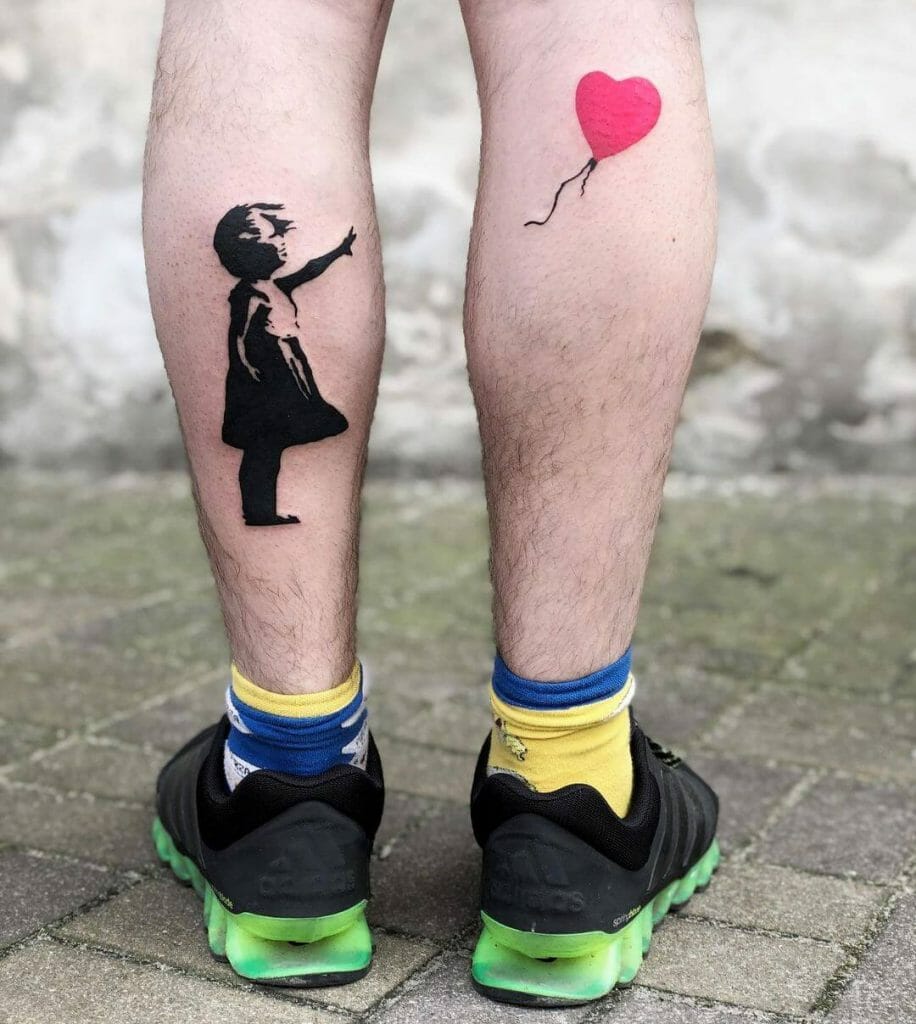 Banksy Balloon Girl Tattoo