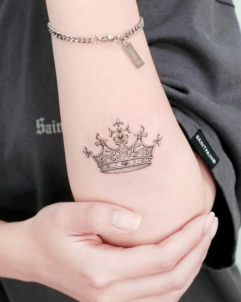 Best Royal Crown Tattoo On Hand