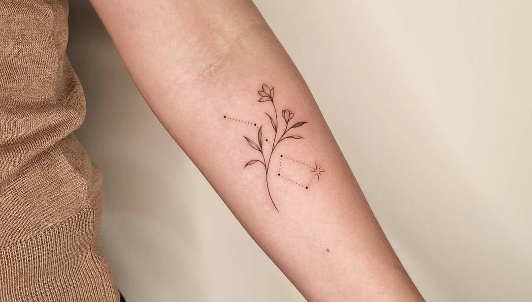 Inked  My new tattoo of the constellations Ursa minor and U  Flickr