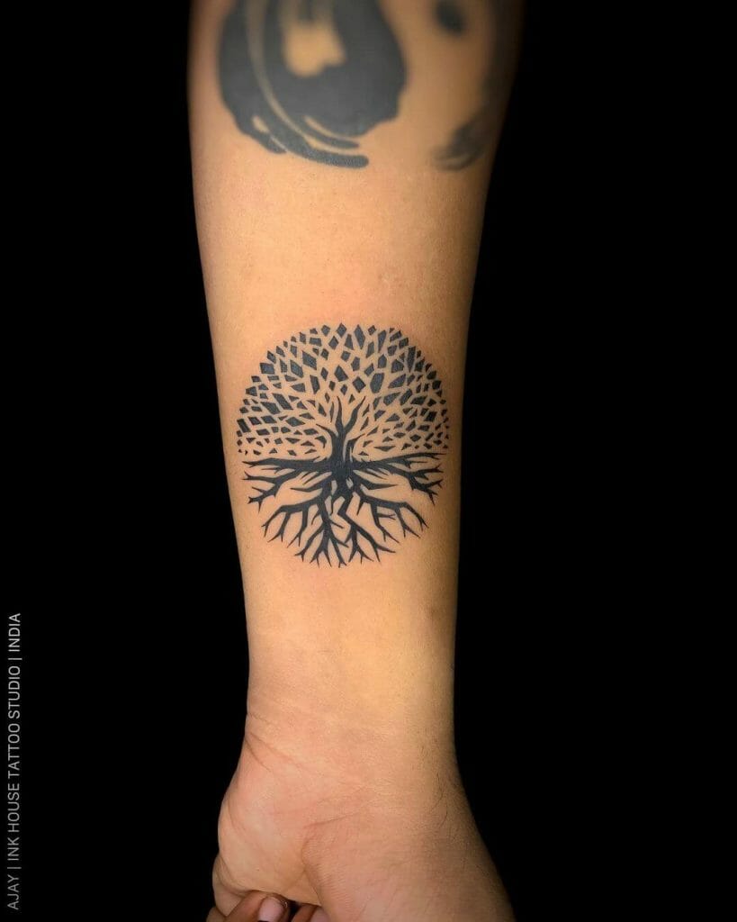 Bodhi Tree Circle Of Life Tattoo