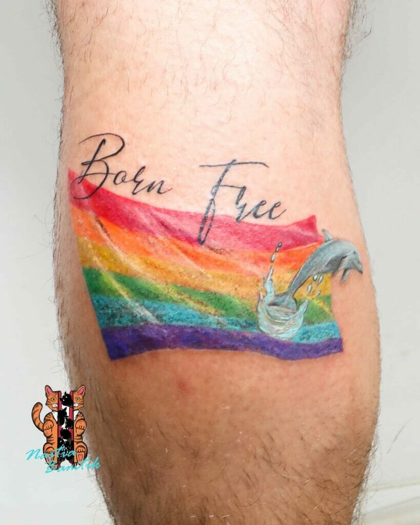 Born Free Pride Tattoo