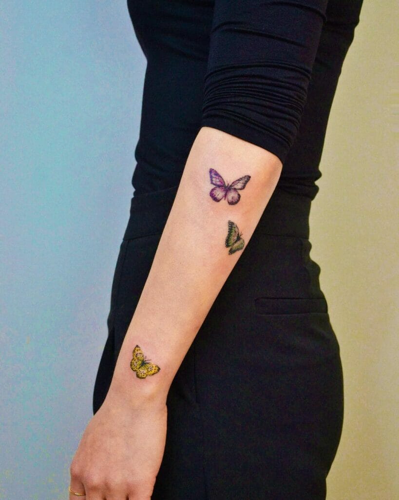 Butterfly Tattoos On Your Arms