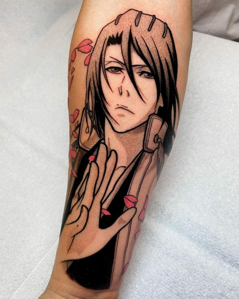 Byakuya Kuchiki Anime Bleach Tattoo