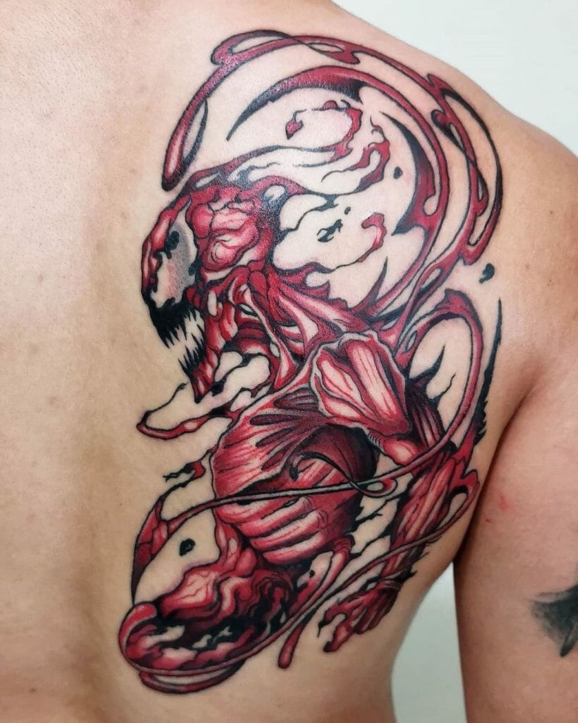 Carnage Symbiote Tattoo