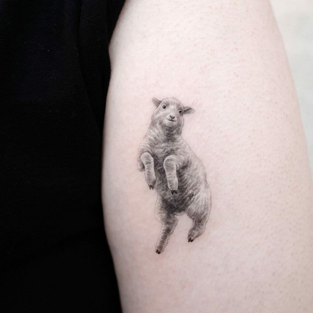 Classic Sheep Tattoo