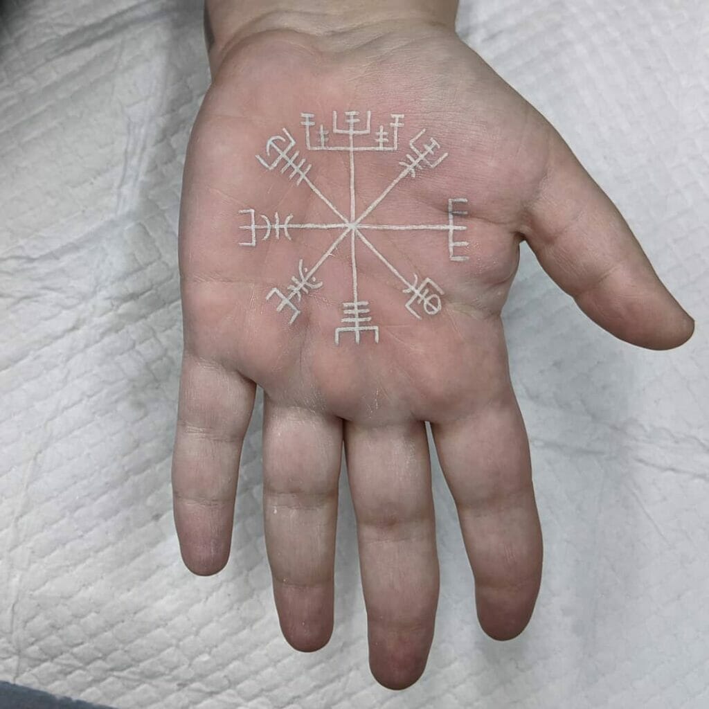 Classic Viking Compass Tattoos