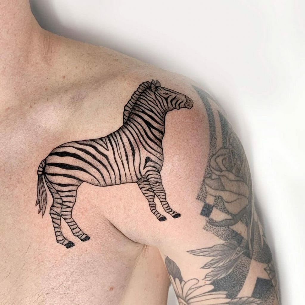Classic Zebra Print Tattoo