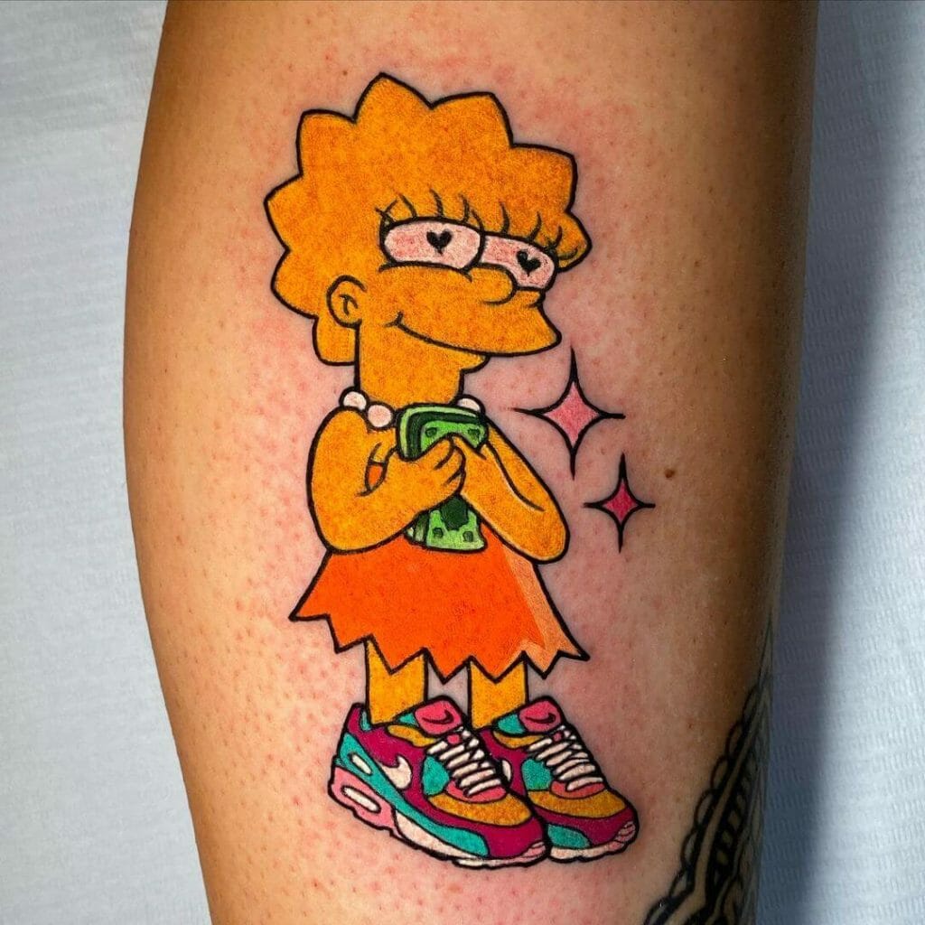 Cool Lisa Simpson Tattoo