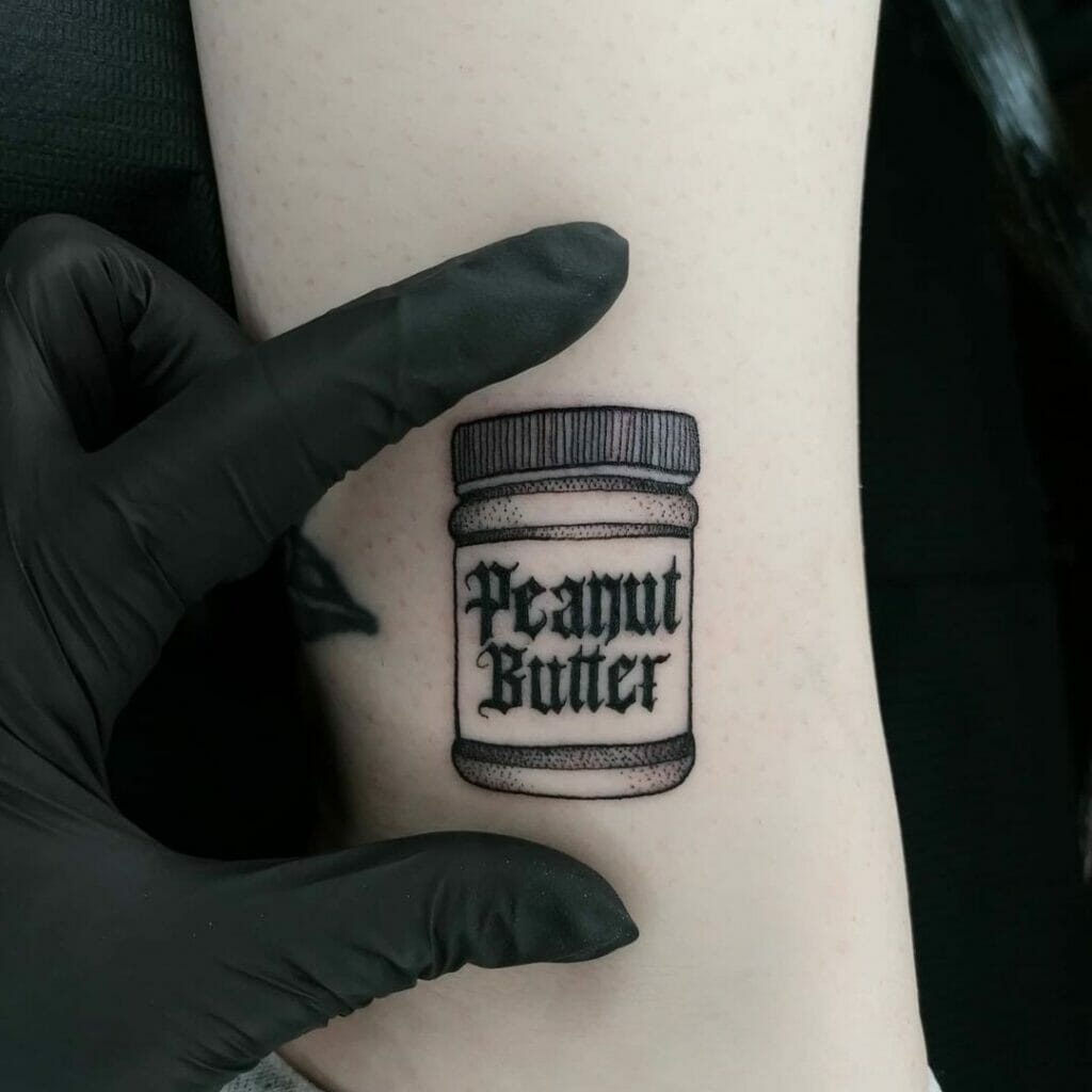 Cute Artsy Tattoo With Classic Old English Letters