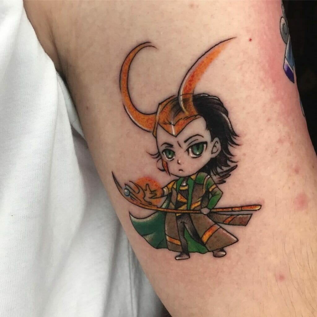 Cute Little Loki Tattoo