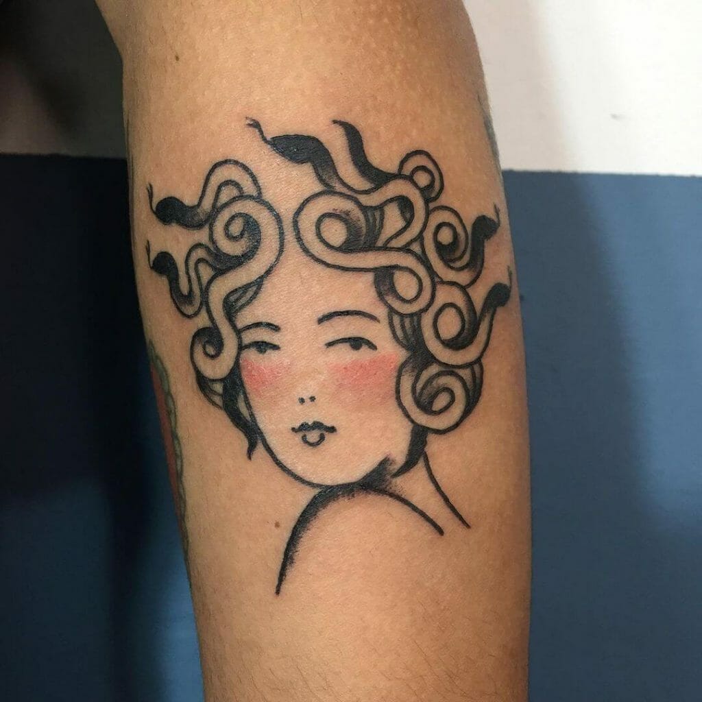 Cute Medusa Tattoo