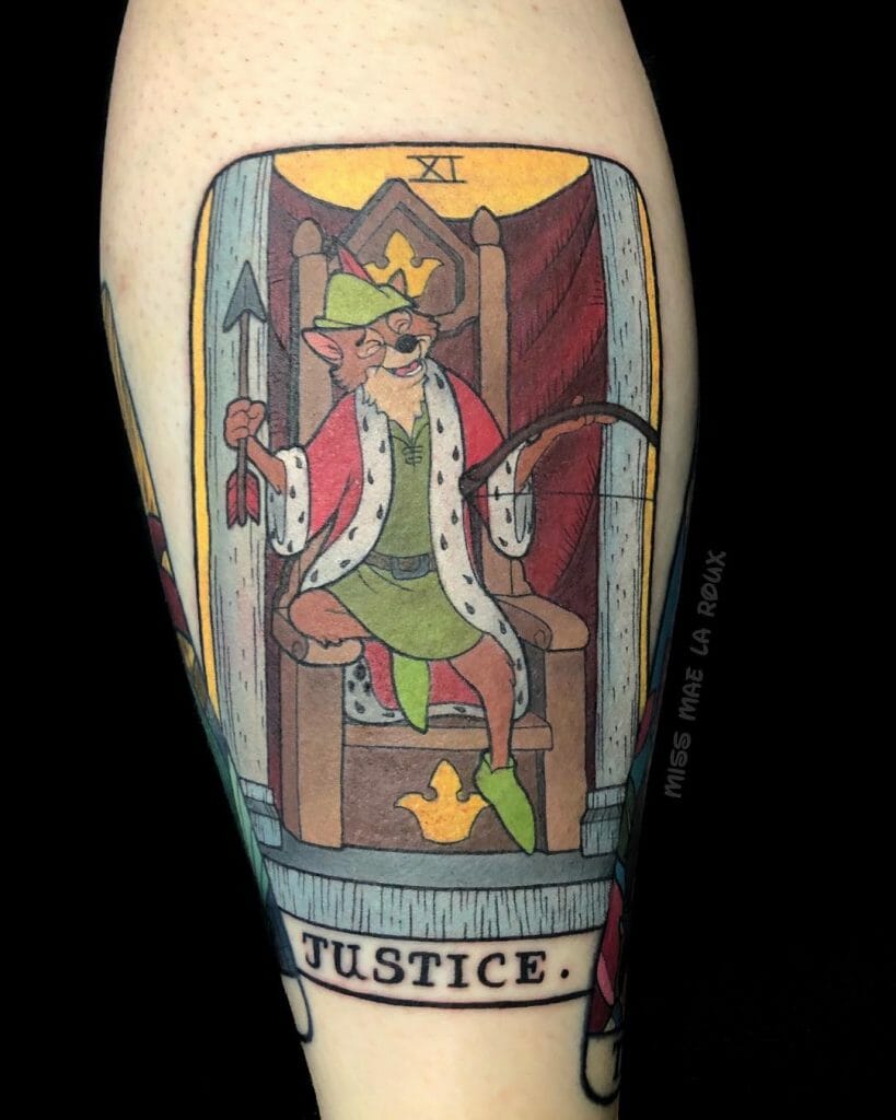 Cute Robin Hood Tattoos From The Disney Movie