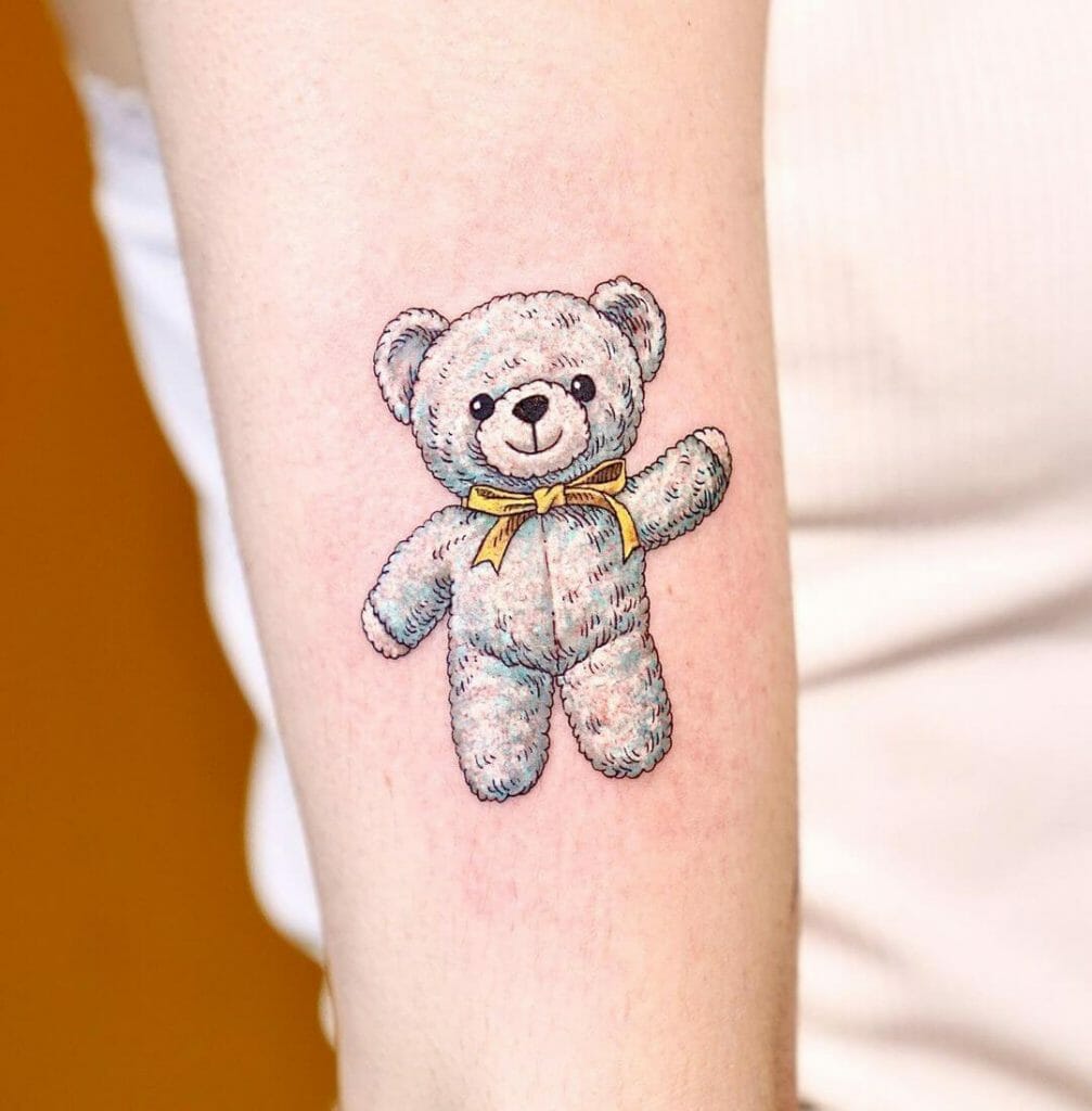 Cute Teddy Bear Tattoo Ideas. 