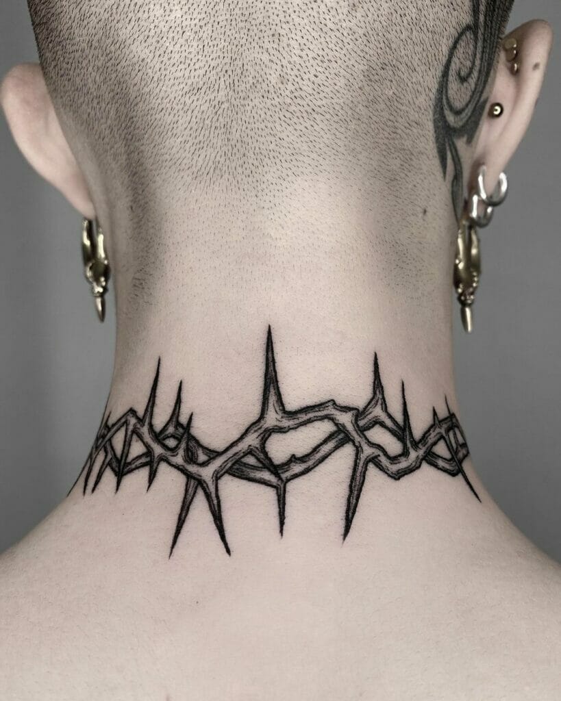 Dark And Edgy Necklace Tattooss