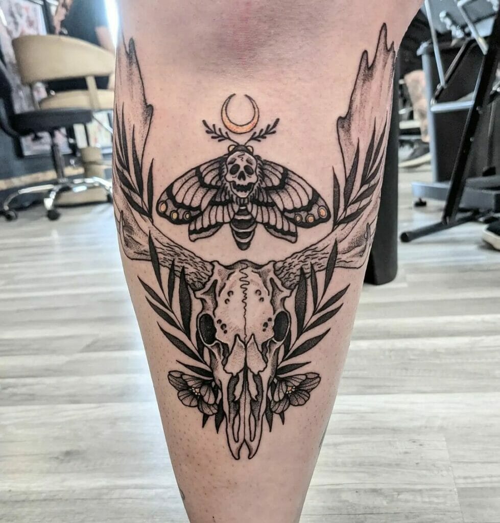 Death Moose Tattoo