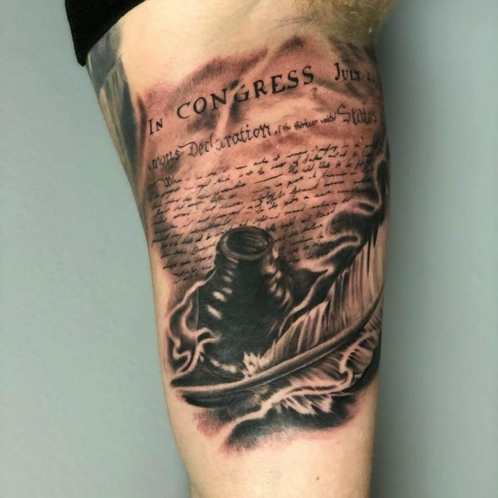Declaration Of Independence Tattoo