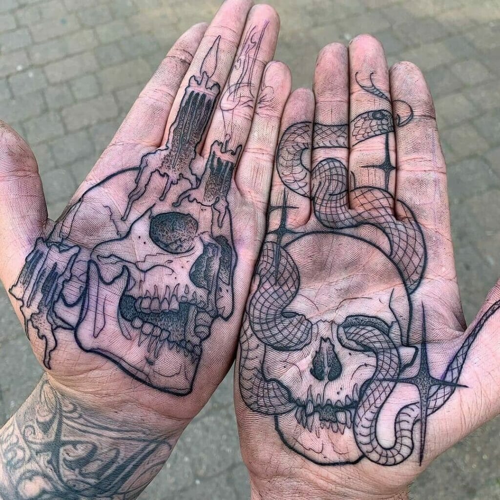Dot Work Shading Tattoo