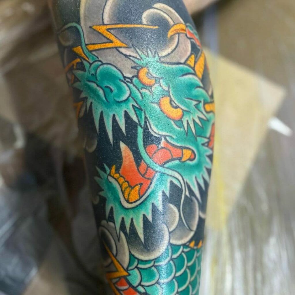 Dragon Sleeve Tattoo