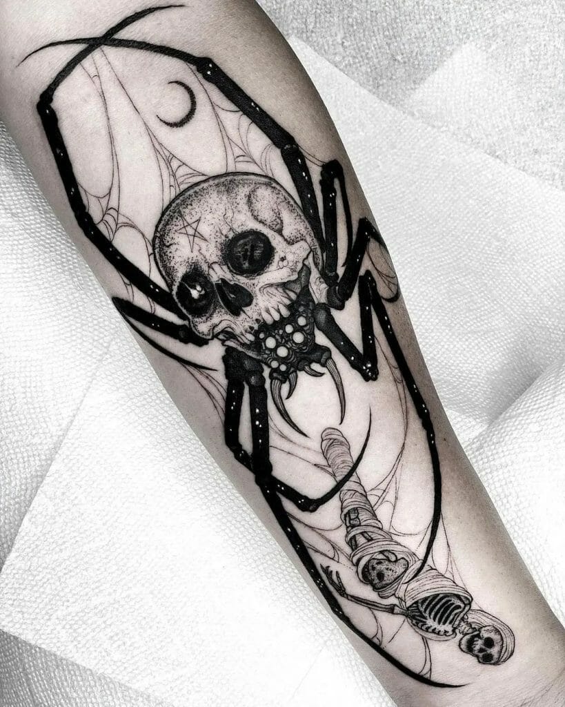Eerie Spider Tattoo Designs
