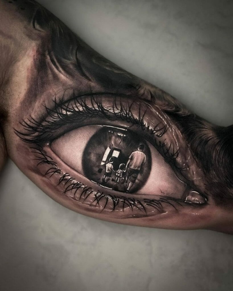 Fantastic Black and Grey Realism Eye Tattoo Ideas