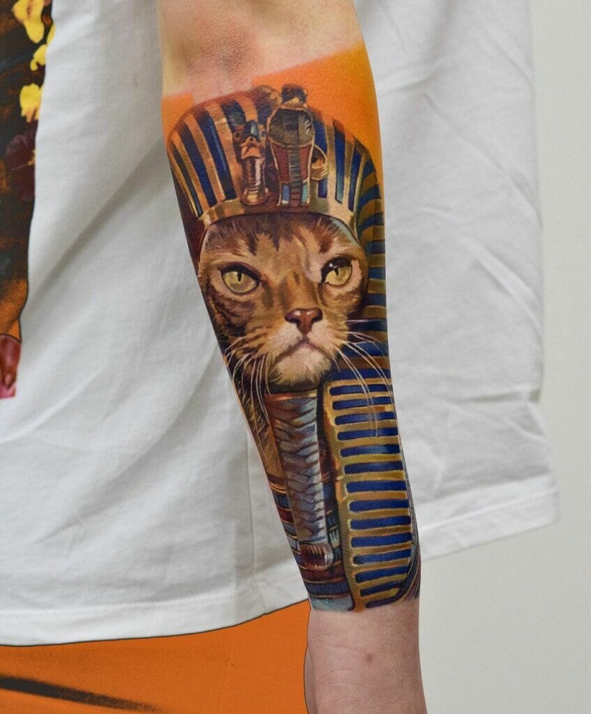 Feline X Pharaoh Tattoo Ideas