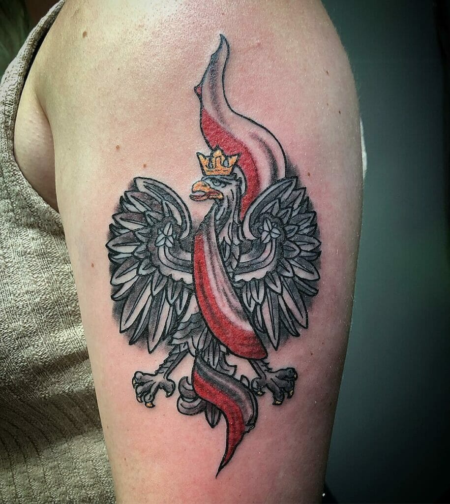 Flag Polish Eagle Tattoos