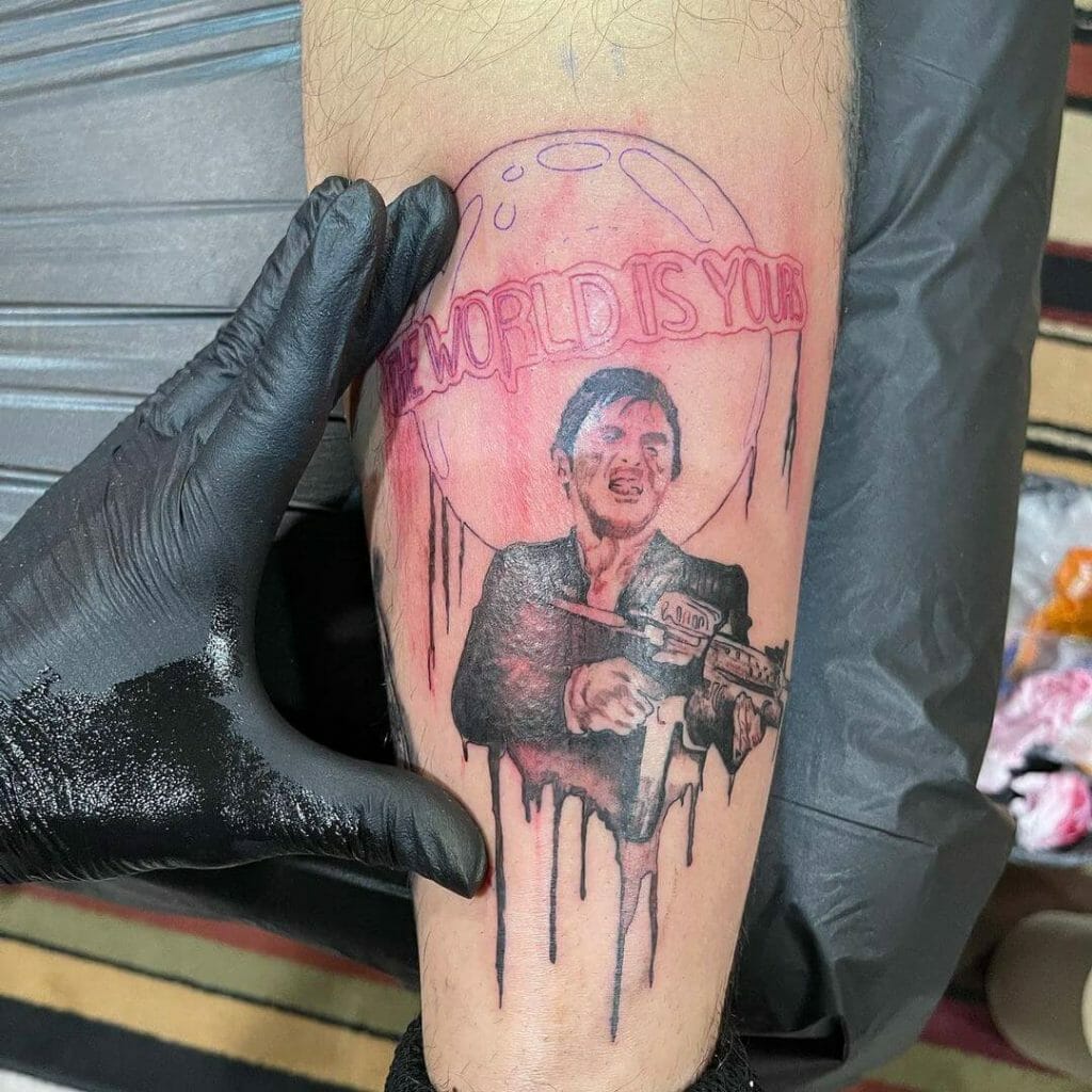Gory And Bloody 'Scarface' Tattoo Designs