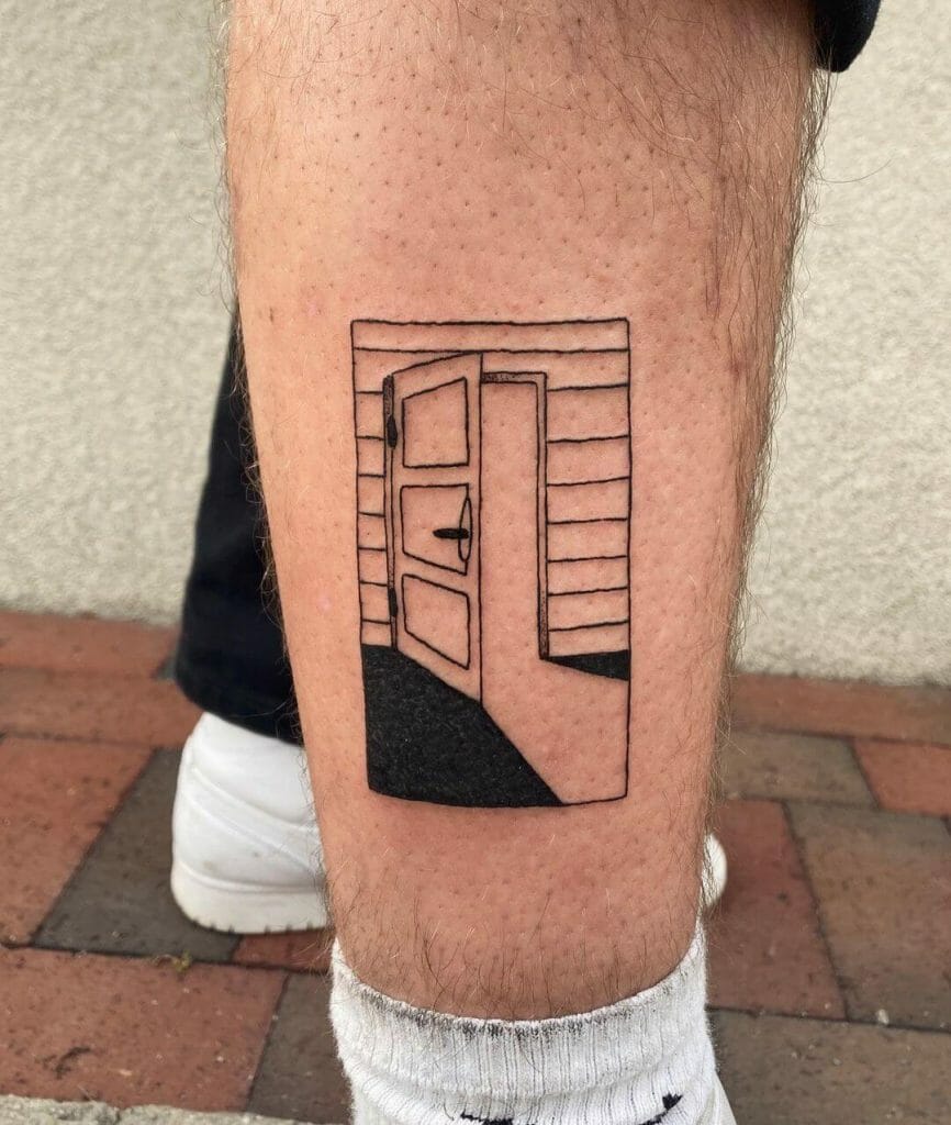 Half-Closed Door Tattoo