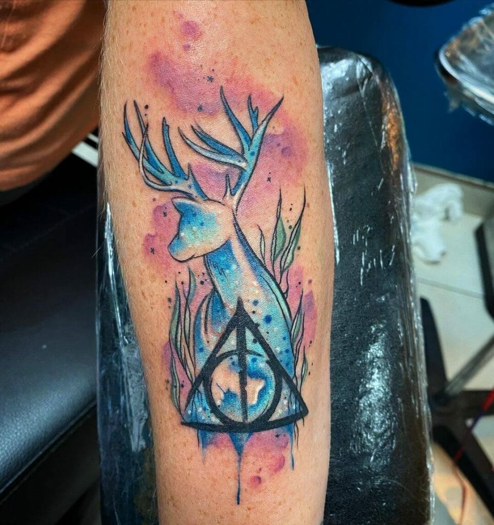 Harry Potter Stag Tattoo