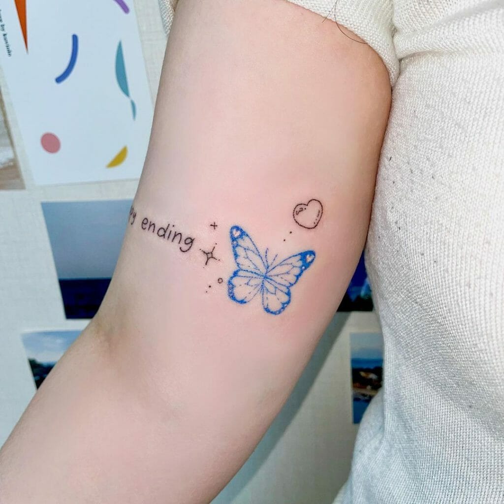 Heart With A Message Tattoo